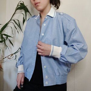 Baby Blue Bomber Jacket